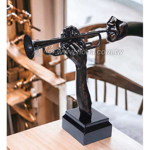 喇叭手擺飾