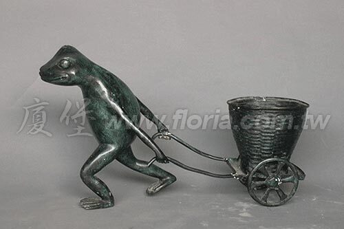 招財青蛙-鐵器藝品擺飾
